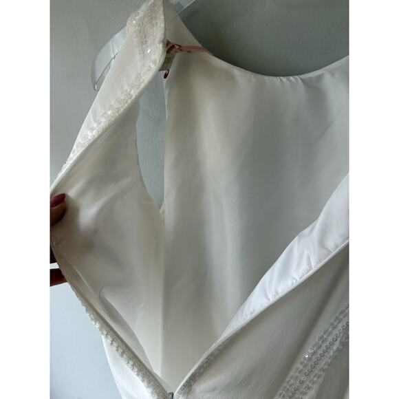 Roberto cavalli white sequins angels silk girls dress size 12 - Picture 9 of 16